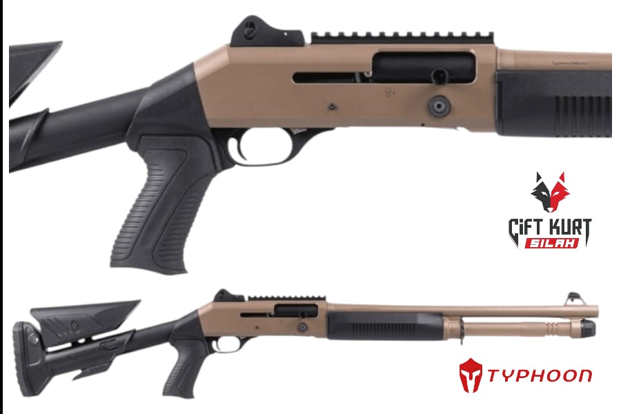 Typhoon T4 Tan(FDE) Yarı Otomatik Av Tüfeği